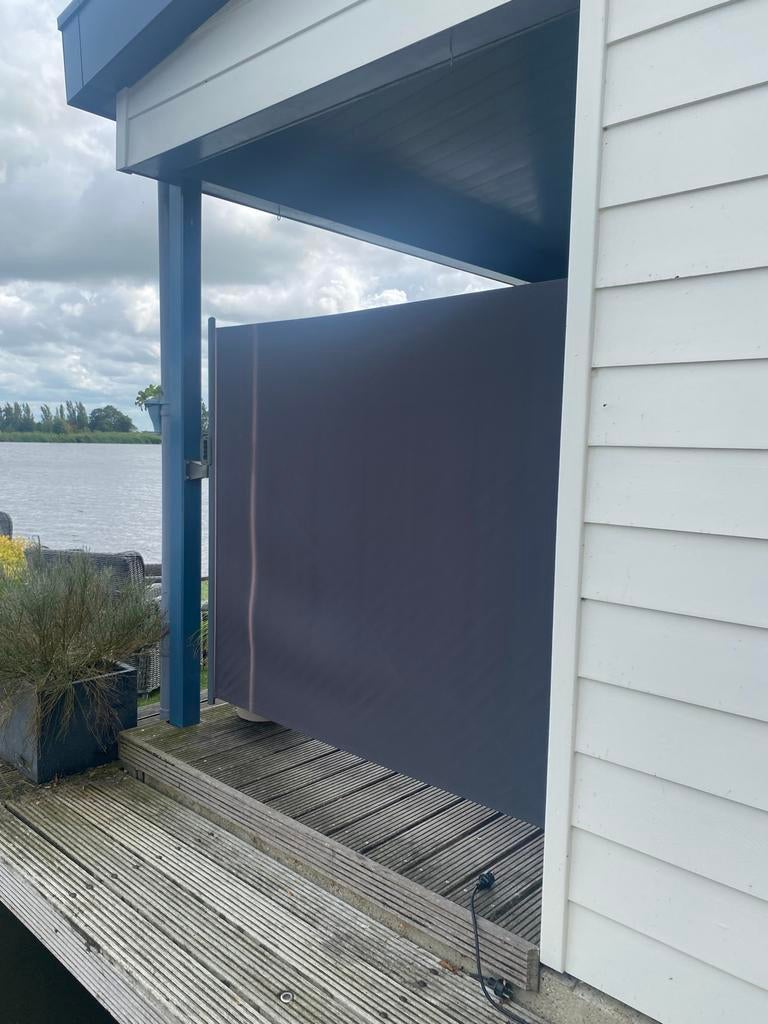 Zijscherm/Windscherm - 150x250 cm - Zo goed als nieuw, Tuin en Terras, Overige Tuin en Terras, Ophalen, Gebruikt