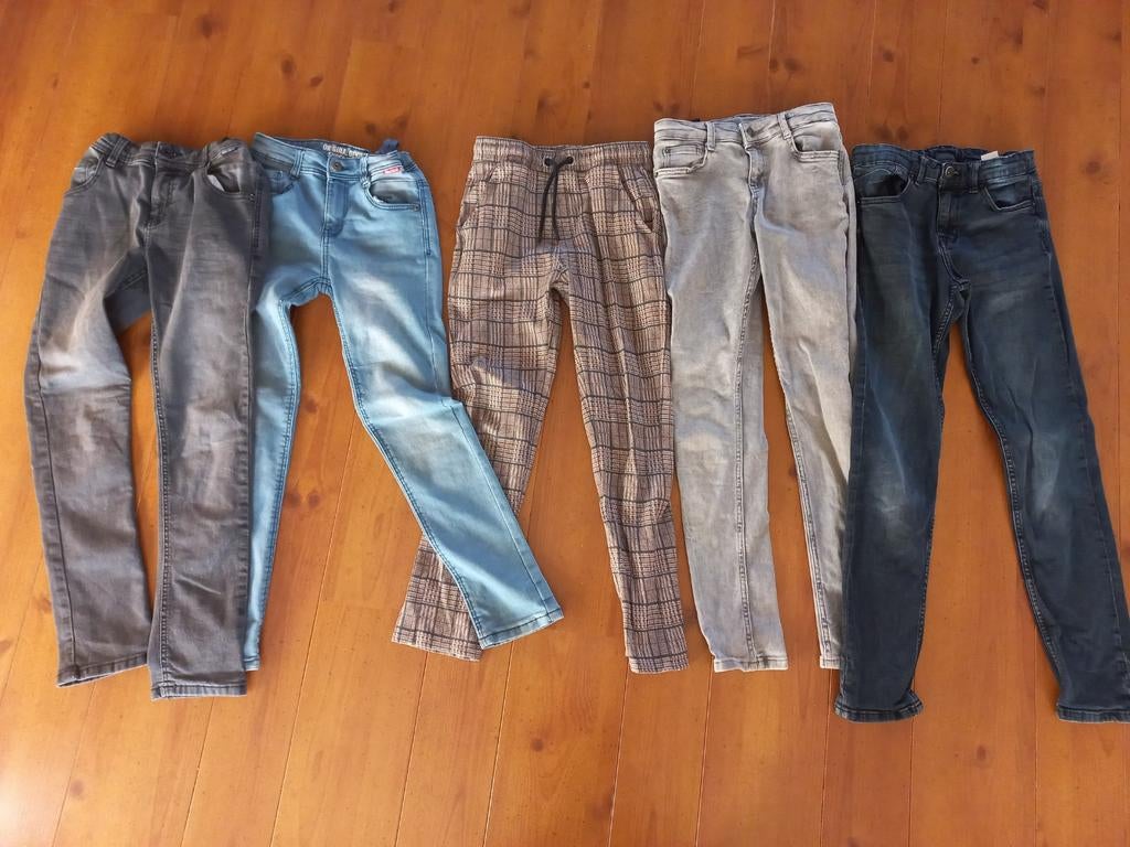 Jongensbroeken maat 140, 5 stuks, Kinderen en Baby's, Kinderkleding | Maat 140, Ophalen of Verzenden, Jongen, Broek