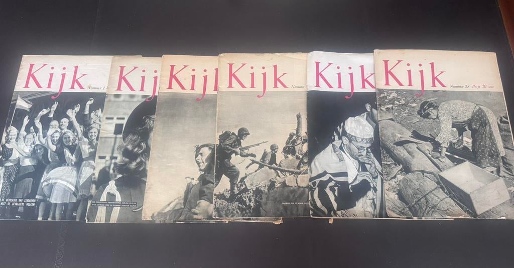 GRATIS- KIJK tijdschriften, kranten, koninginn Wilhelmina, Ophalen of Verzenden, Gelezen, Overige typen
