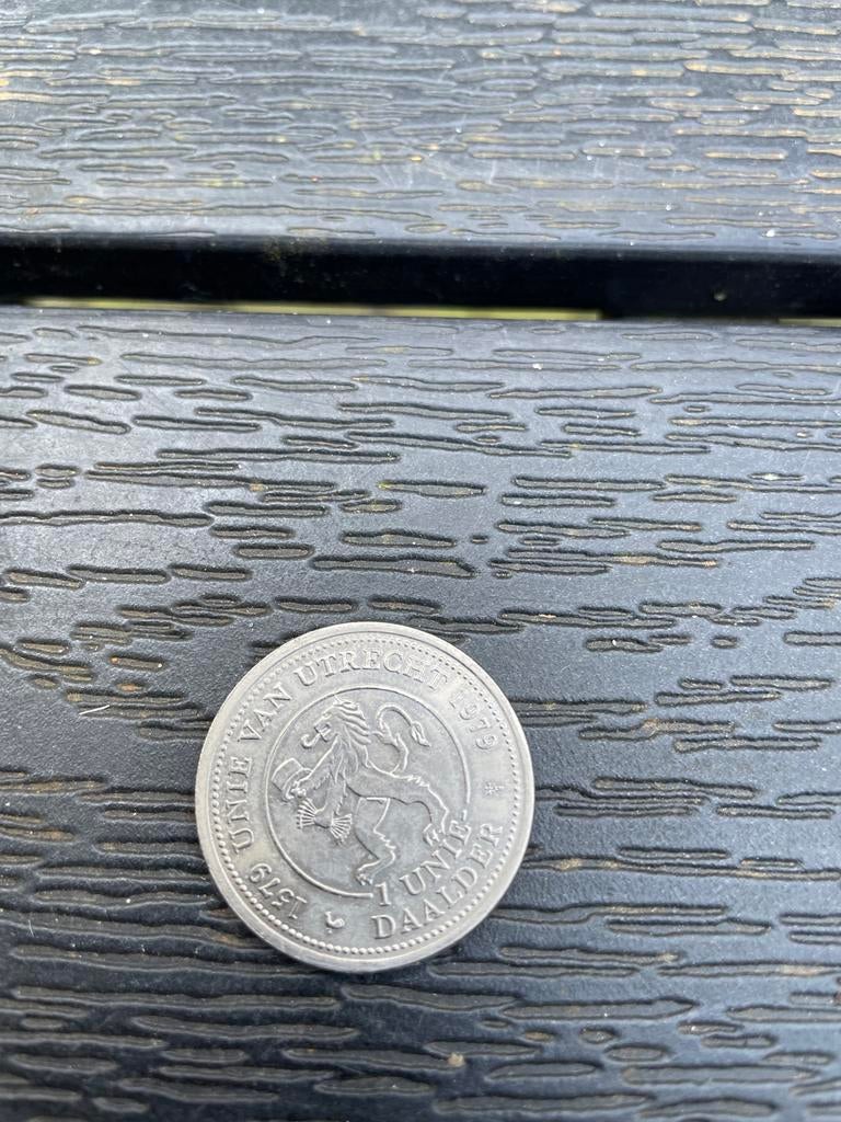 Zilveren 1 Unie Daalder 1979 - Unie van Utrecht, Koningin Juliana, Zilver, Losse munt, Overige waardes