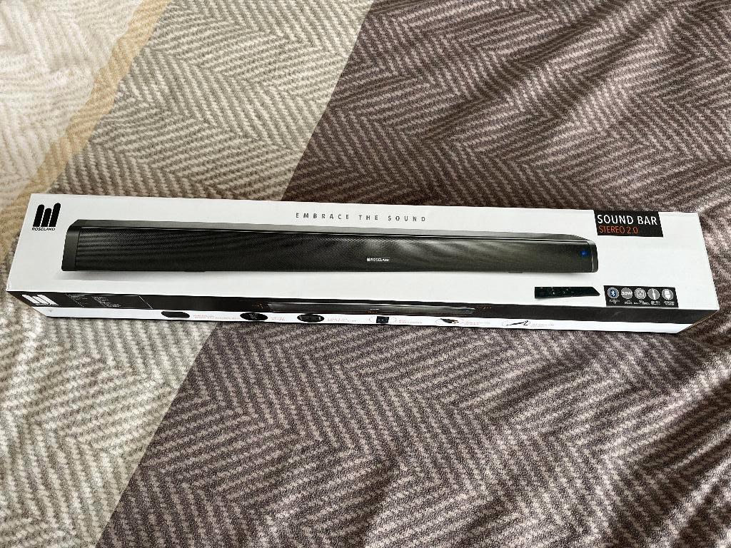 Roseland Sound Bar Stereo 2.0, Ophalen, Bluetooth, Nieuw
