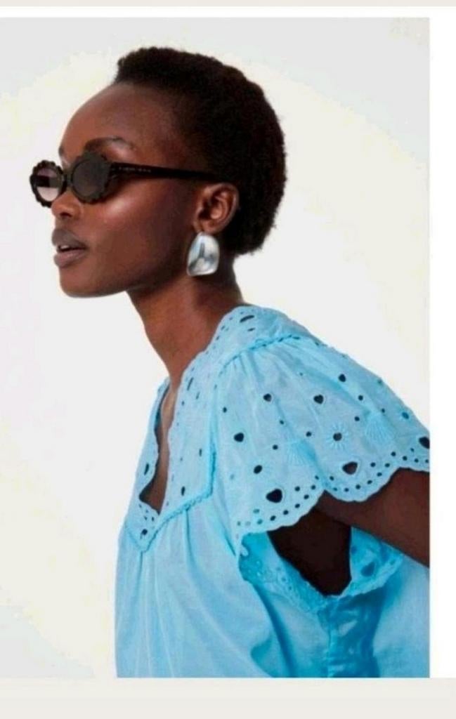 Fabienne Chapot Kristin top/ blouse maat 36 *nieuw *, Blauw, Nieuw, Ophalen of Verzenden, Fabienne Chapot