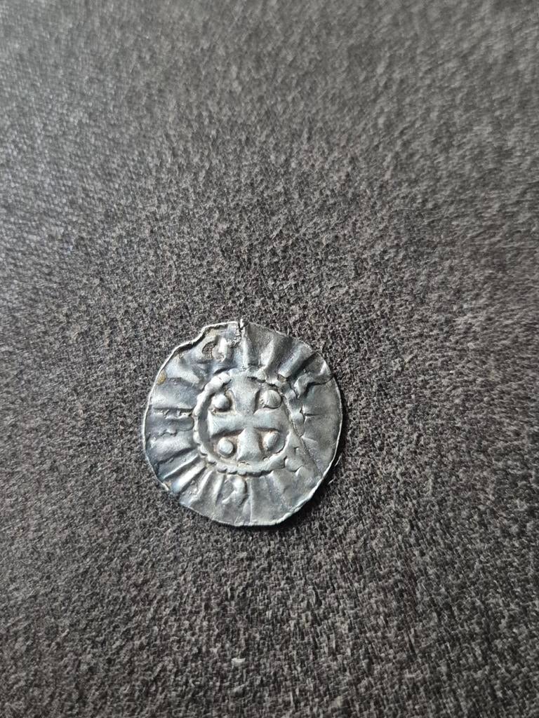 Bodemvondst Penning Friesland (ca. 1002-1014) - Zeldzaam, Postzegels en Munten, Ophalen of Verzenden, Vóór koninkrijk, Overige waardes