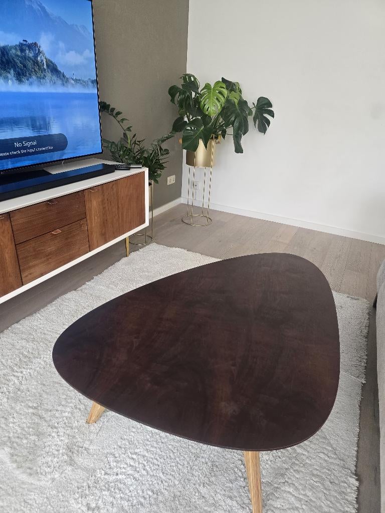 Modern Wooden Coffee Table, Huis en Inrichting, Tafels | Salontafels, Ophalen, Gebruikt, 100 tot 150 cm, 50 tot 100 cm