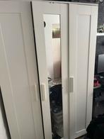 Witte kledingkast met spiegeldeur Gratis ophalen, Gebruikt, 100 tot 150 cm, 200 cm of meer, Ophalen of Verzenden