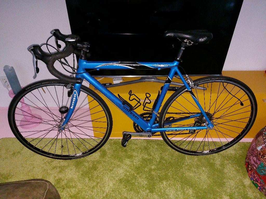 Koga Miyata racefiets blauw, Carbon, Ophalen of Verzenden, Zo goed als nieuw, Koga Miyata