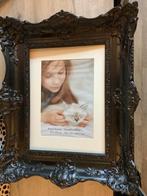 baroklijst dubbel zwart 60x48 cm perfecte staat, Ophalen