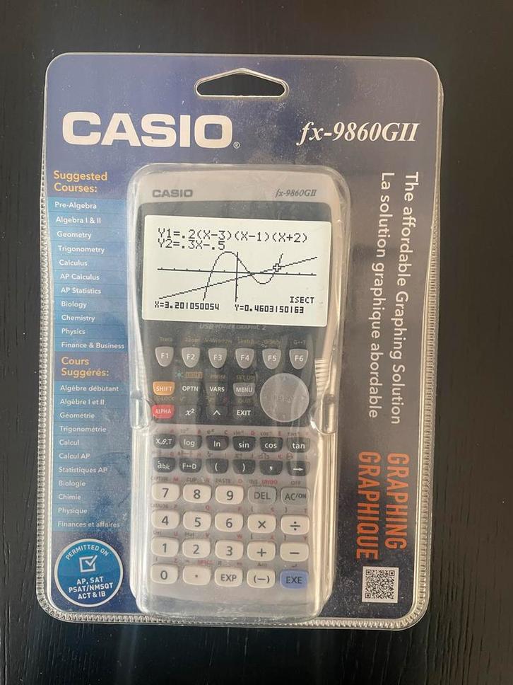 Casio fx-9860GII Grafische Rekenmachine Nieuw in Verpakking, Diversen, Rekenmachines, Ophalen of Verzenden