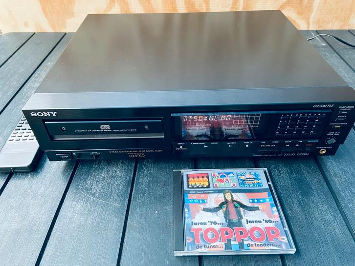 SONY CDP-337ES Audiophile CD Speler met Afstandsbediening, Audio, Tv en Foto, Cd-spelers, Zo goed als nieuw, Sony, Ophalen of Verzenden