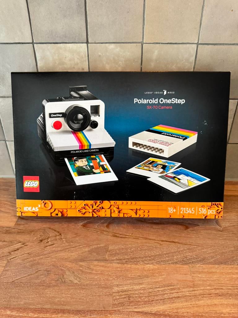 Lego Ideas Polaroid OneStep SX-70 Camera (21345) Nieuw! MISB, Lego, Nieuw, Ophalen of Verzenden, Ideas