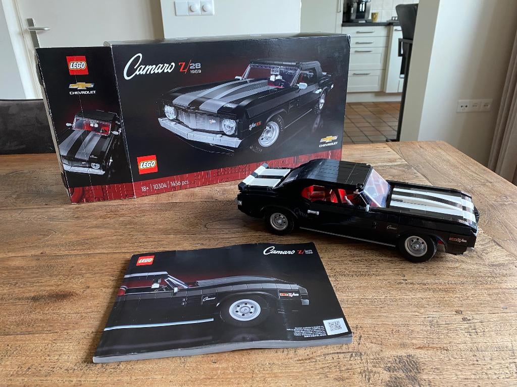 Lego 10304 Chevrolet Camaro Z/28 1969, Compleet, Lego, Ophalen of Verzenden, Zo goed als nieuw