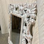 Barok Spiegel - white wash lijst - 80 x 60 cm - TTM Wonen, TTM Wonen, Meubels – (Perzische) Tapijten en Woonaccessoires, Taag 63, 2491 CS, Den Haag (Forepark)