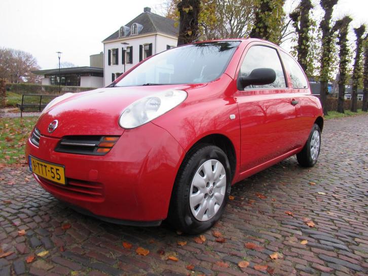Nissan Micra 1.2 Visia Airco Stuurbekrachtiging Apk T/M 28-0, Auto's, Nissan, Bedrijf, Te koop, Micra, ABS, Airbags, Airconditioning