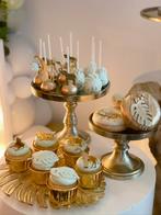 Taart plateaus - Goud - Wit - Zwart - Roze - Verhuur - Deco, Hobby en Vrije tijd, Feestartikelen | Verhuur, Ophalen, Zo goed als nieuw