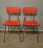 Brabantia Home Steel Stoelen Jaren 60/70 - Vintage Design, Huis en Inrichting, Stoelen, Ophalen, Gebruikt, Twee, Overige kleuren