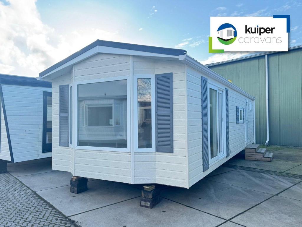 Arcabo 10 x 3.70 2 slaapkamers, Caravans en Kamperen, Stacaravans