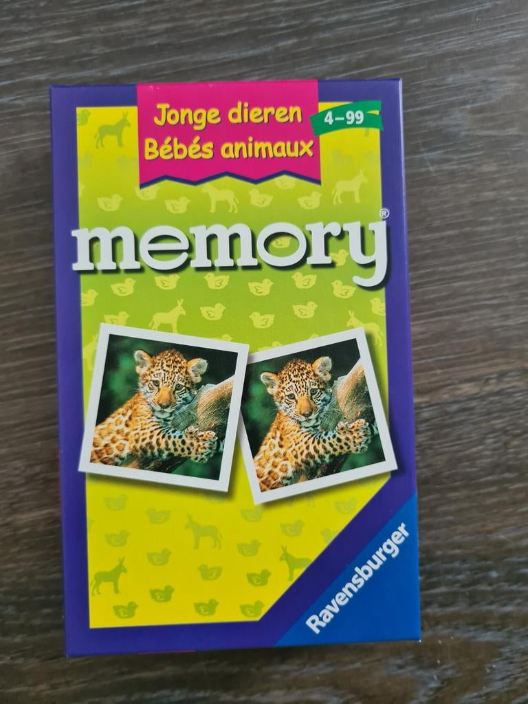 Dieren memory nieuw, Vijf spelers of meer, Ophalen of Verzenden, Nieuw, Ravensburger