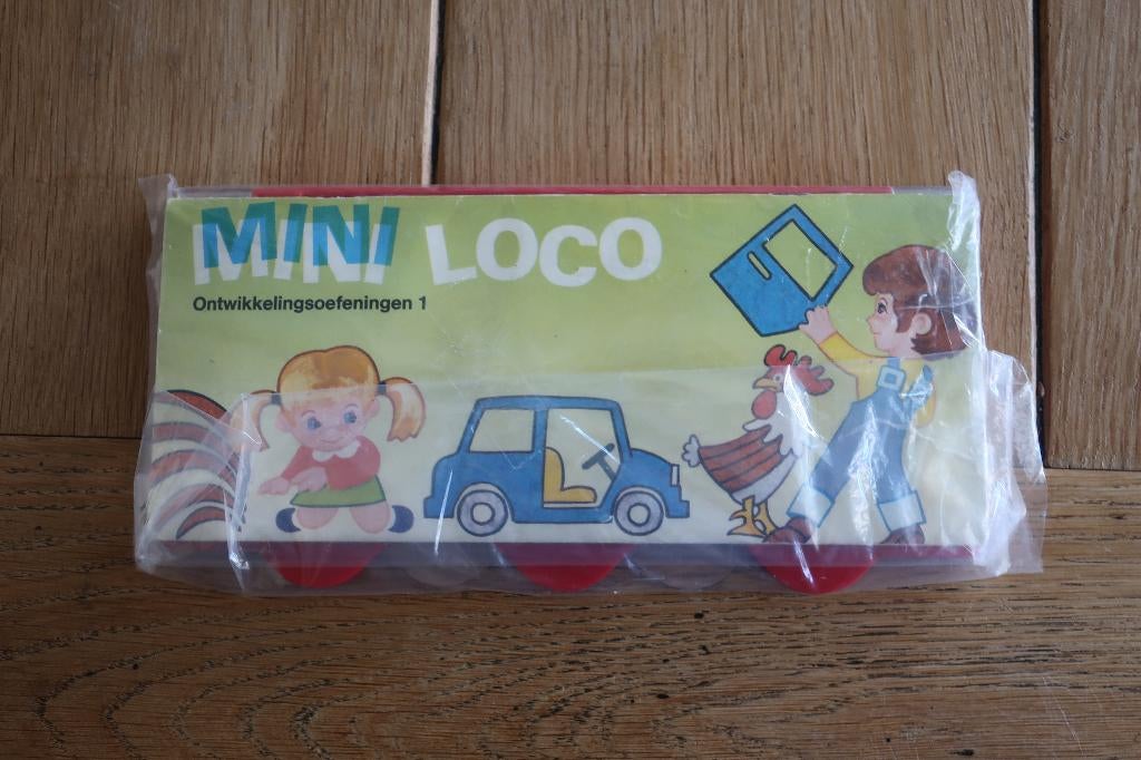 Mini loco kleuterpakket rekenen + ontwikkelingsoefeningen, Een of twee spelers, Ophalen of Verzenden, Zo goed als nieuw