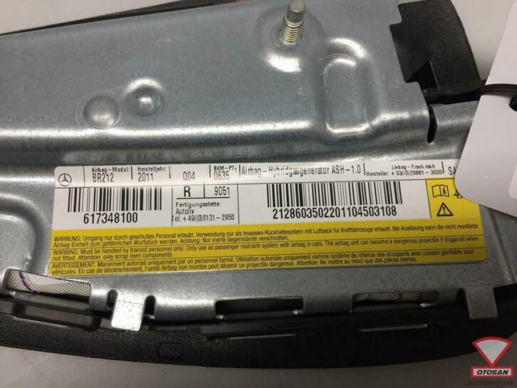 mercedes e klasse w212 stoelairbag rechts a2128603502, Gebruikt, Mercedes-Benz AG, Mercedes-Benz, Ophalen of Verzenden