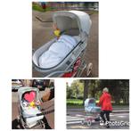 Retro kinderwagen met wandelwagen en overzetbare kap, Ophalen, Gebruikt, Overige merken