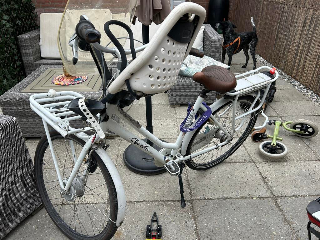 Elektrische fiets met kapotte accu, Ophalen, 1 zitje, Gebruikt, Gazelle
