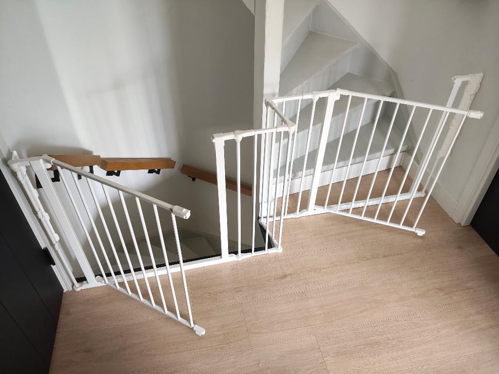 Modulair traphek, Kinderen en Baby's, Traphekjes, Zo goed als nieuw, Klemhekje, Metaal of IJzer, 115 cm of meer, Ophalen