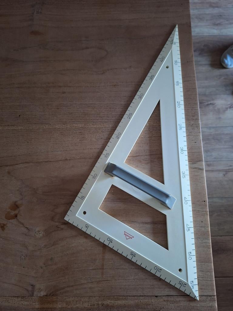 Bord geodriehoek, Doe-het-zelf en Verbouw, Meetapparatuur, Ophalen of Verzenden