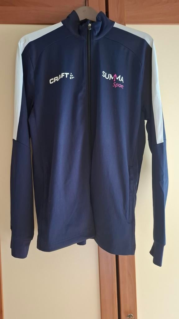 Summa sport traingsjack Craft Heren Maat L, Ophalen, Zo goed als nieuw, Blauw, Algemeen