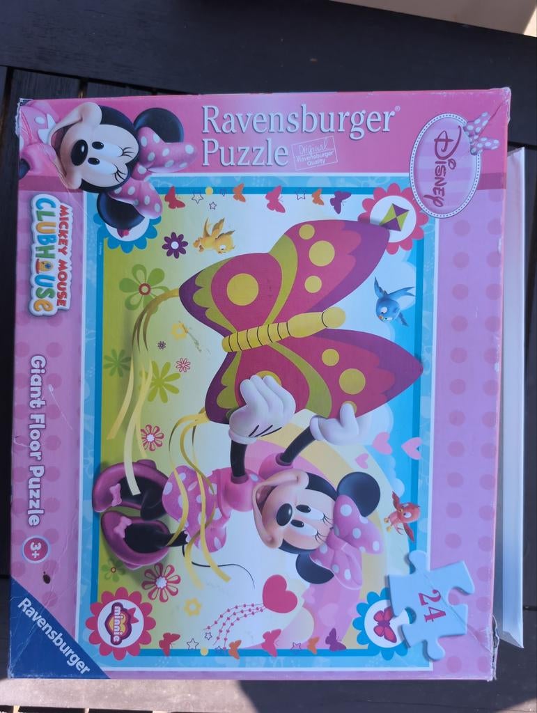 Minnie Mouse Ravensburger Reuzen Vloerpuzzel 24 stukjes, Kinderen en Baby's, Speelgoed | Kinderpuzzels, Ophalen of Verzenden, 10 tot 50 stukjes