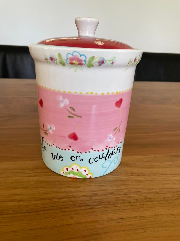 Voorraadpot Jet ter Steege, Huis en Inrichting, Keuken | Servies, Ophalen, Overige typen, Zo goed als nieuw, Overige stijlen