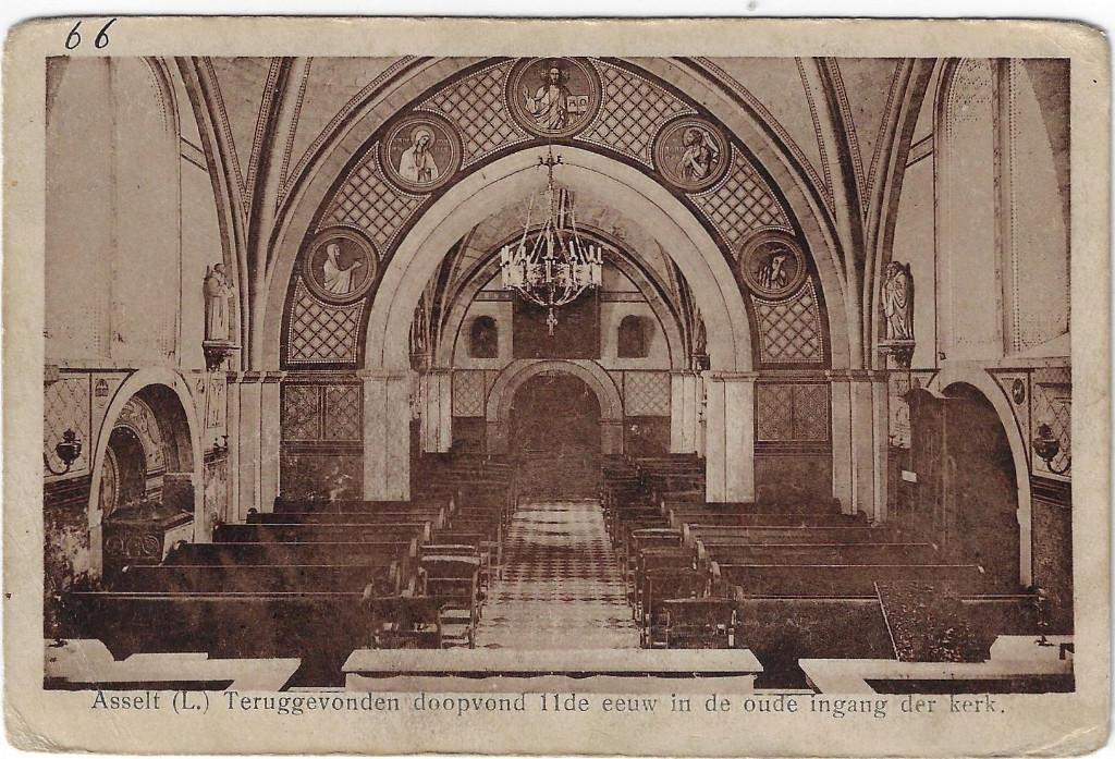 Limburg 1 Asselt Teruggevonden doopvond, Verzenden, Limburg