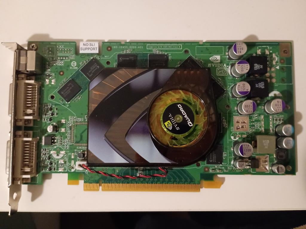 Nvidia QuadroFX 1500, Computers en Software, Videokaarten, Ophalen of Verzenden, GDDR3, PCI-Express 1, DVI