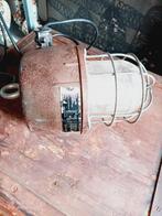 Vintage Bunkerlamp bully lampt Haan E27 - Industrieel Design, Huis en Inrichting, Ophalen, Gebruikt, Glas, Industrieel, Vintage