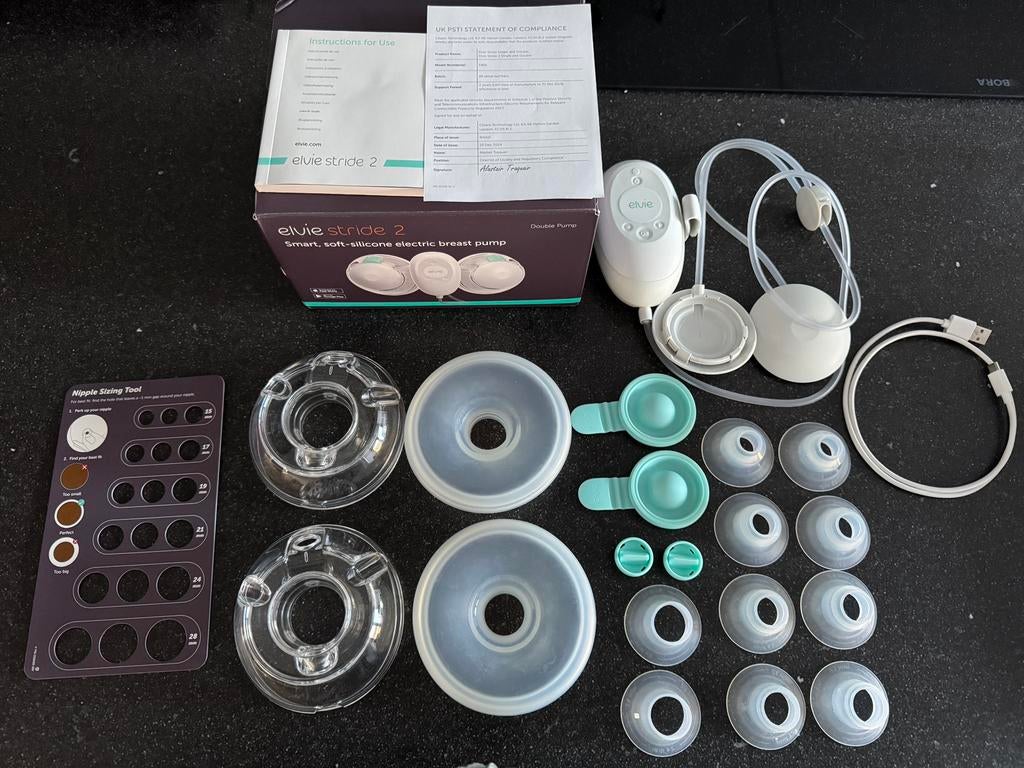 Borstkolf Elvie Stride 2.0 dubbel, Kinderen en Baby's, Babyvoeding en Toebehoren, Ophalen, Nieuw, Borstkolf