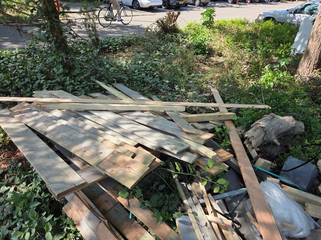 Gebruikte schuttingplanken - Diverse maten, Ophalen of Verzenden