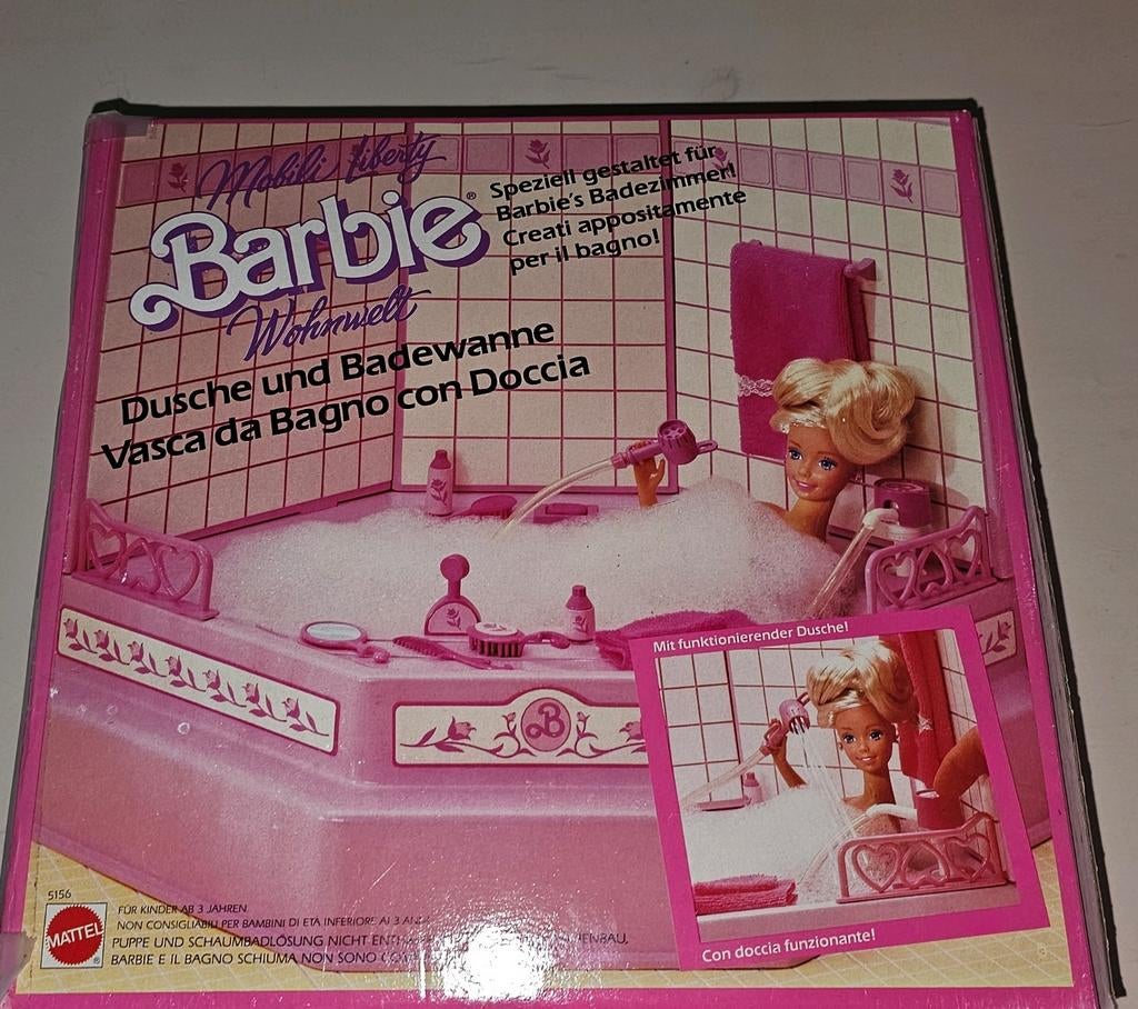 Barbie bad, Ophalen, Zo goed als nieuw, Pop
