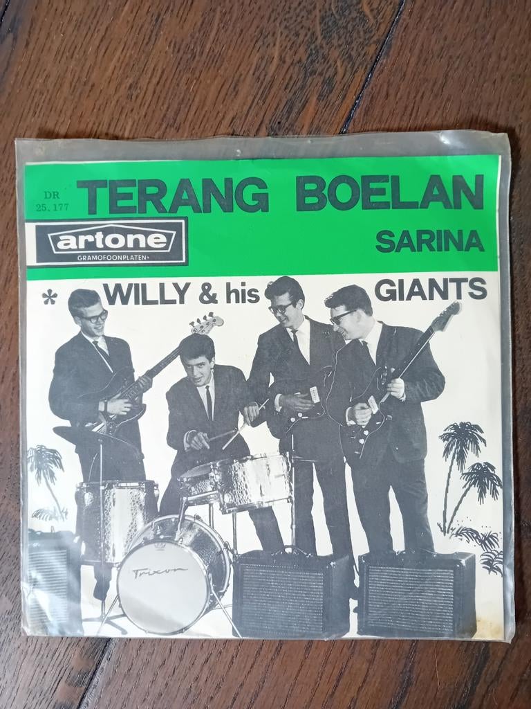 Willy & his Giants - Terang Boelan (vinyl single), 7 inch, Single, Ophalen of Verzenden, Zo goed als nieuw