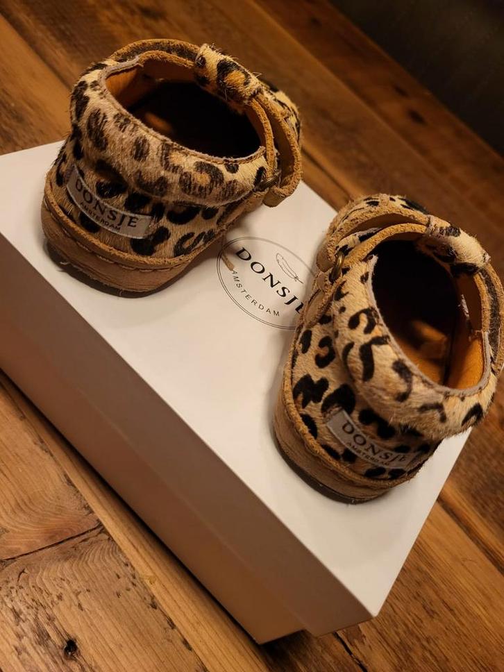 DONSJE Amsterdam Panter schoentjes maat 24, Kinderen en Baby's, Babykleding | Schoentjes en Sokjes, Zo goed als nieuw, Meisje