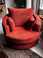 Een organische draai fauteuil, Ophalen, 100 tot 125 cm, Zo goed als nieuw, 100 tot 125 cm