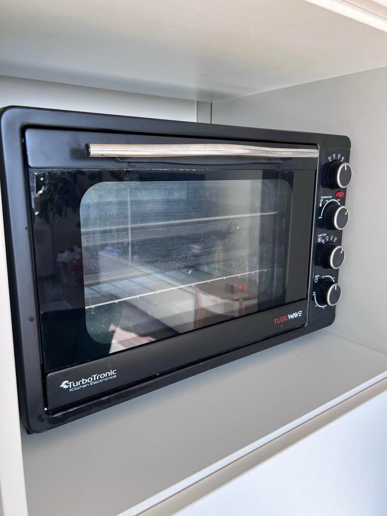 Turbotronic Vrijstaande Oven 45L- Compact en Krachtig, Witgoed en Apparatuur, Ovens, Ophalen, Minder dan 45 cm, Gebruikt, Oven
