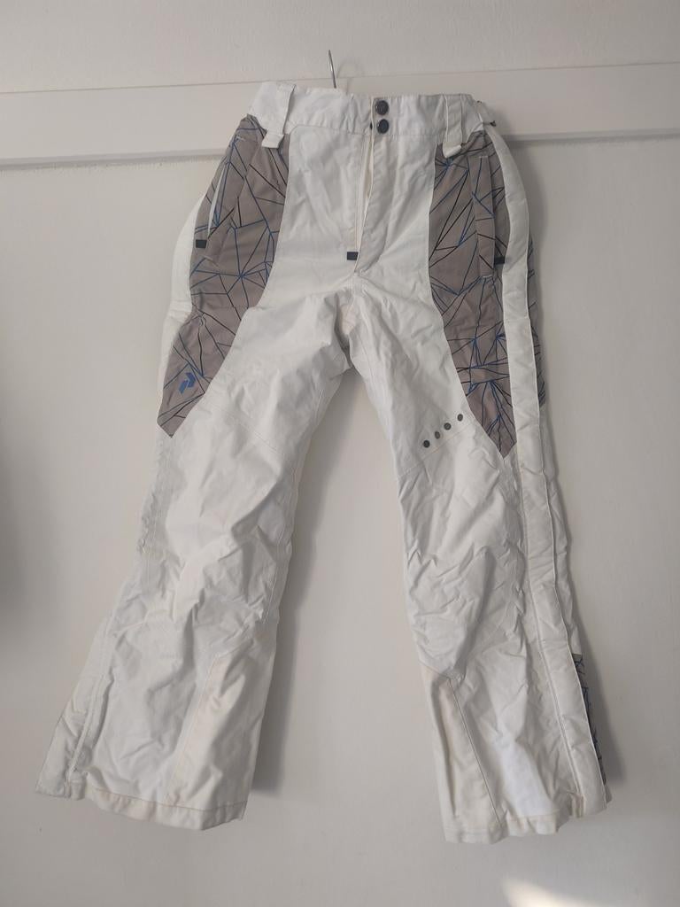 Peak Performance witte skibroek maat 150 - Zo goed als nieuw, Kinderen en Baby's, Kinderkleding | Maat 152, Ophalen of Verzenden