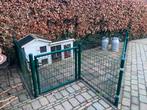 Buitenverblijf konijnen kooi hekwerk, Dieren en Toebehoren, Kooi, 110 cm of meer, Zo goed als nieuw, Ophalen