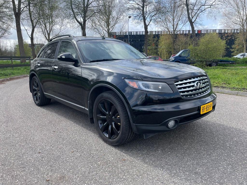 Infiniti FX 45 AWD V8 Benzine Automaat Airco Leer, Auto's, Infiniti, Automaat, 450 kg, Gebruikt, 8 cilinders