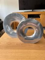 Set van 2 Bob Vazen - Modern Aluminium Design, Ophalen, Overige materialen, Overige kleuren, Zo goed als nieuw