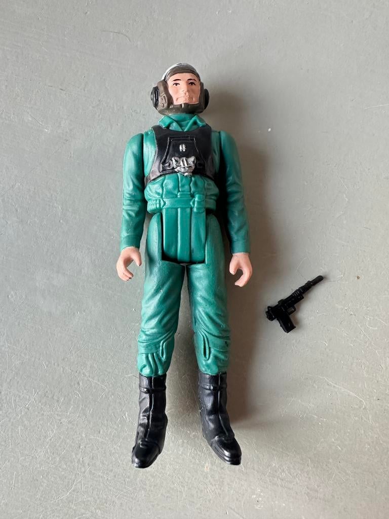 Star Wars vintage A-wing Pilot Kenner, Ophalen of Verzenden, Zo goed als nieuw, Actiefiguurtje