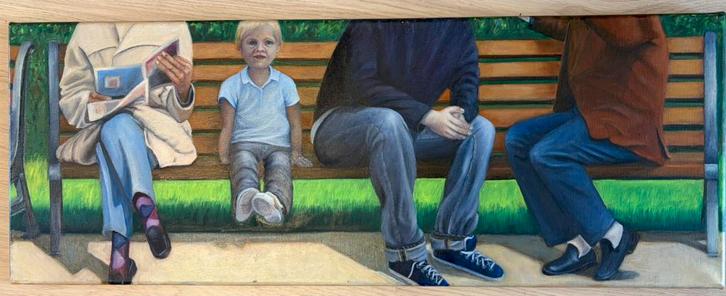 Jans Muskee (1961) oa Drents Museum, Museum More, Antiek en Kunst, Kunst | Schilderijen | Klassiek, Ophalen of Verzenden