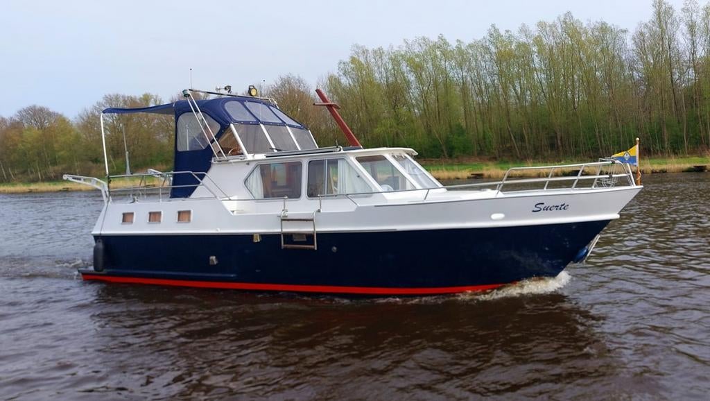 Mooie Beachcraft 1100 met dubbele besturing, Watersport en Boten, Ophalen, Gebruikt, Staal, Diesel