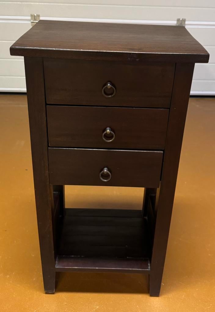 Kastje/ tafeltje met lades, Ophalen, Gebruikt, Minder dan 150 cm, Minder dan 100 cm