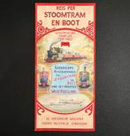Brochure SHM ‘Reis per stoomtram en boot’ (1992), Ophalen of Verzenden, Gebruikt, Tram, Boek of Tijdschrift