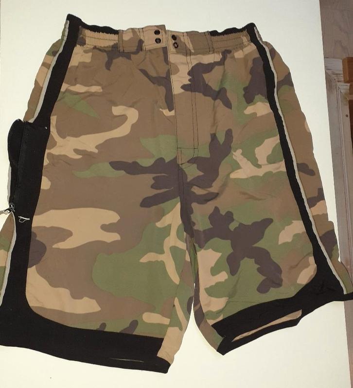 short heren military camo S/M, Kleding | Heren, Broeken en Pantalons, Nieuw, Maat 46 (S) of kleiner, Groen, Ophalen of Verzenden